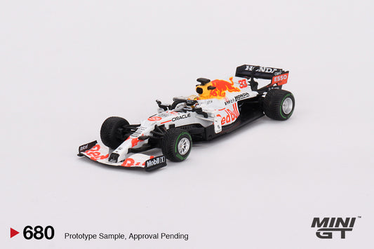 MINI GT - RED BULL RACING RB16B #33 - MAX VERSTAPPEN - SEALED WITH BOX PROTECTOR