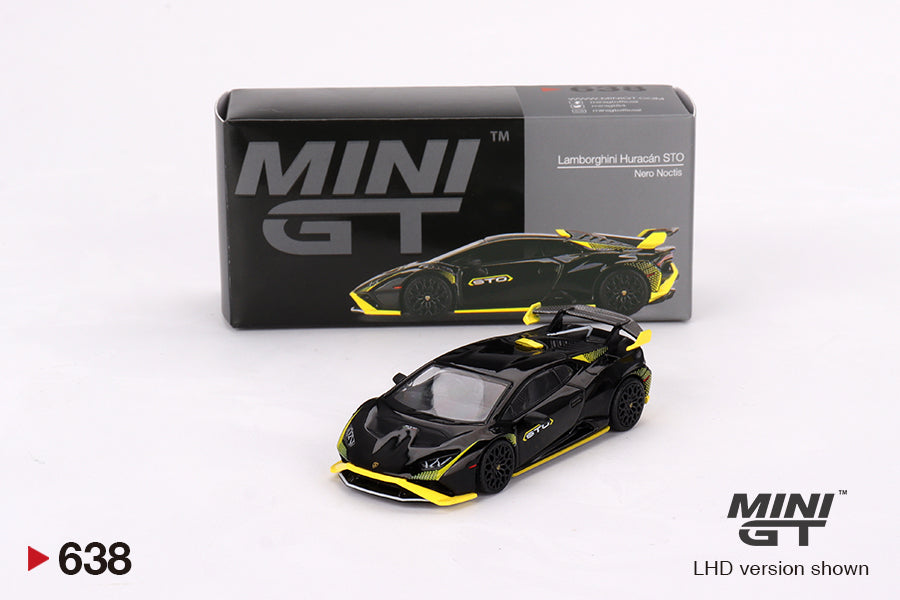 MINI GT - Lamborghini Huracán STO Nero Noctis - Its Fun- Hot wheels - matchbox - diecast