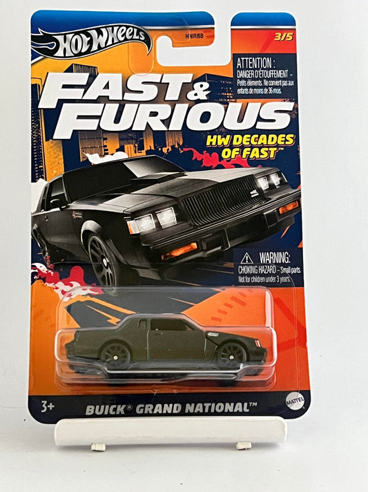 HOT WHEELS - FAST AND FURIOUS - DECADES OF FAST - BUICK GRAND NATIONAL -4B - Its Fun