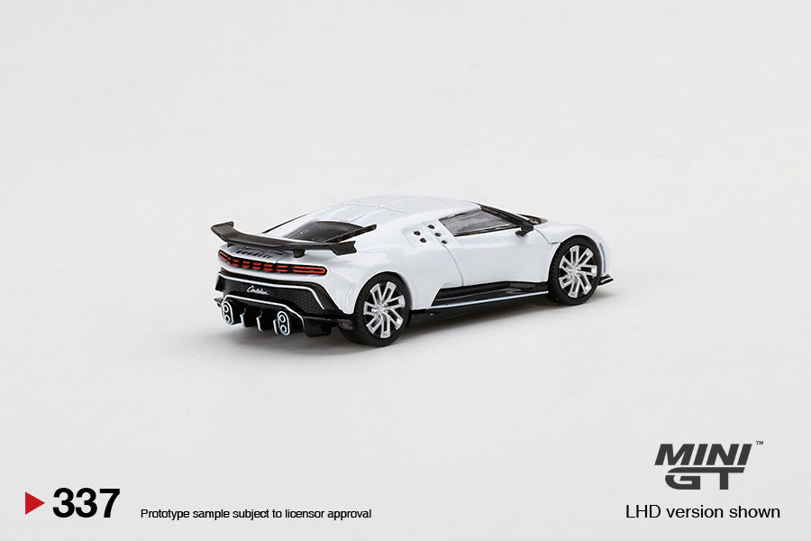UNSEALED - MINI GT - BUGATTI CENTODIECI (WHITE ) - 337