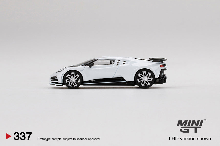 UNSEALED - MINI GT - BUGATTI CENTODIECI (WHITE ) - 337