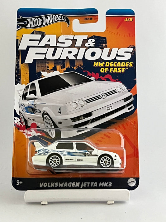 HOT WHEELS - FAST AND FURIOUS - DECADES OF FAST - VOLKSWAGEN JETTA MK3 - 4B - Its Fun