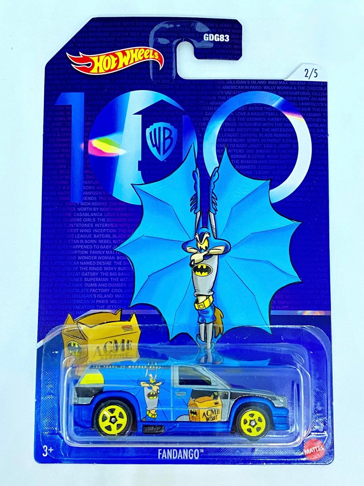 100 YEARS - FANDANGO - 3D - Its Fun- Hot wheels - matchbox - diecast