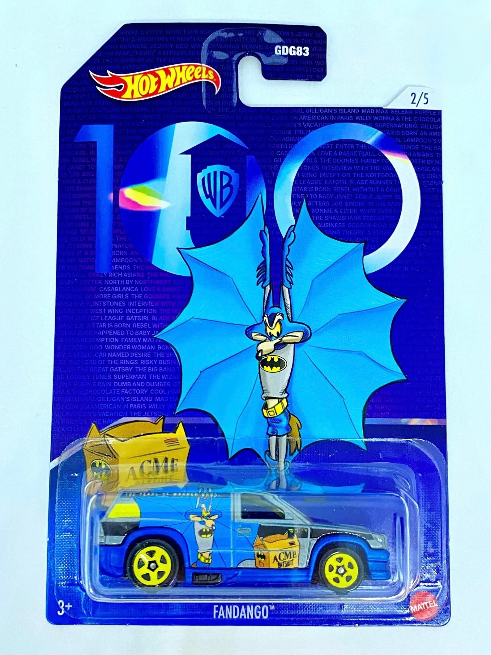 100 YEARS - FANDANGO - 3D - Its Fun- Hot wheels - matchbox - diecast