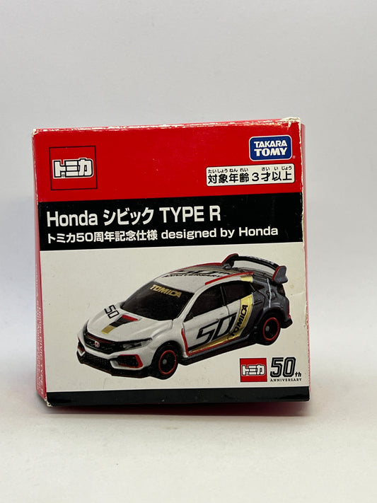 TOMICA - 50TH ANNIVERSARY VERSION - HONDA CIVIC TYPE R - OUTER BOX DAMAGED