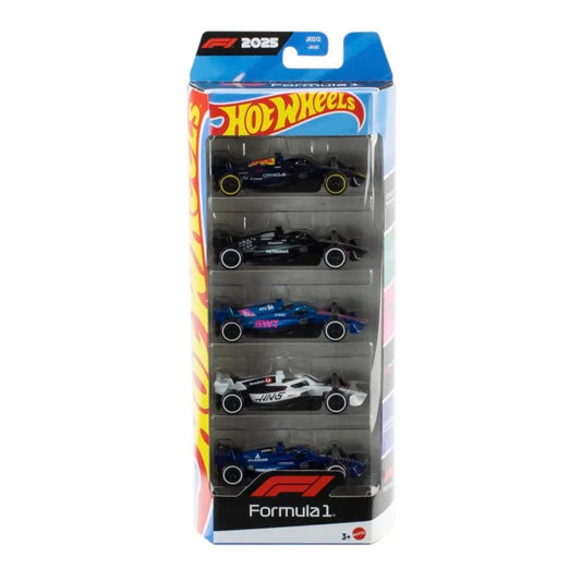 PRE-ORDER - (2026 NEW RELEASE) HOT WHEELS FORMULA 1 - 5 PACK - ARRIVAL IN 1 WEEK