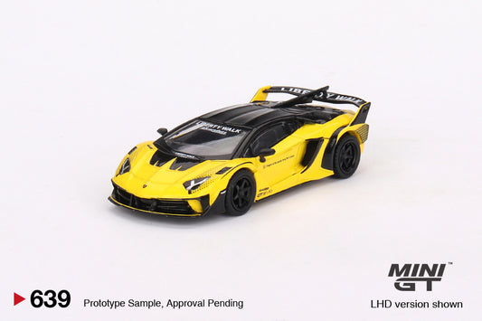 PRE-ORDER - Lamborghini LB-Silhouette WORKS Aventador GT EVO Yellow