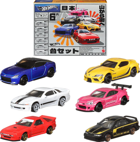 PACK OF 6 CARS - JDM BOX