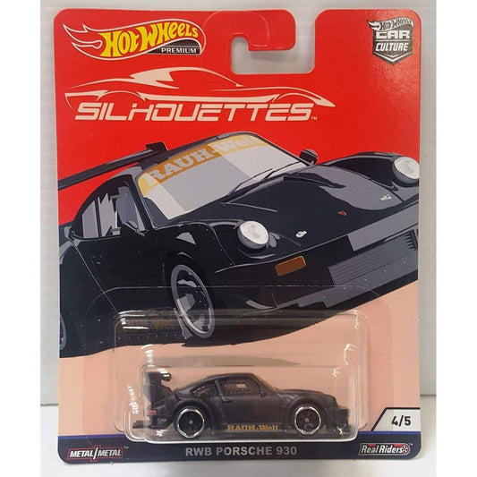 HOT WHEELS - PREMIUM - RARE - SILHOUETTE - RWB PORSCHE 930 - FREE PROTECTOR - 9E