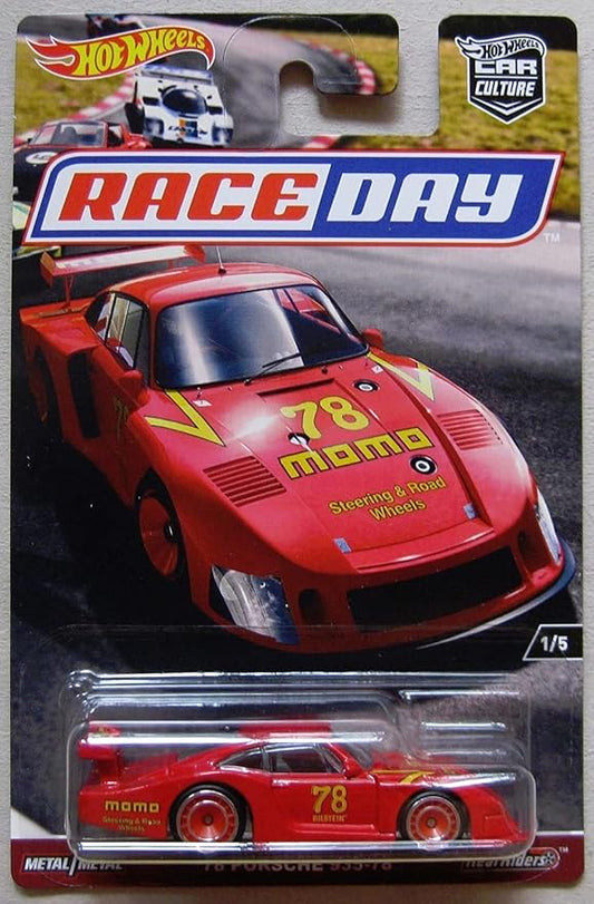 IMPORTED - HOT WHEELS -  PREMIUM - 78 PORSCHE 935-78 - MOMO - WITH PROTECTOR - B1