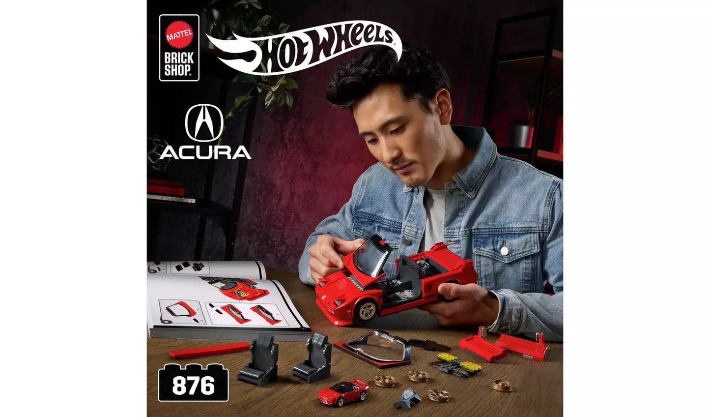 HOT WHEELS BRICK SHOP - 90 ACURA NSX (SEALED BOX)