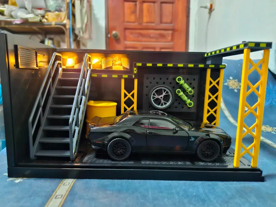IMPORTED - MINI PARKING DIAROMA SET (DIY) - SUITABLE FOR ONE 1:64 CAR - Its Fun