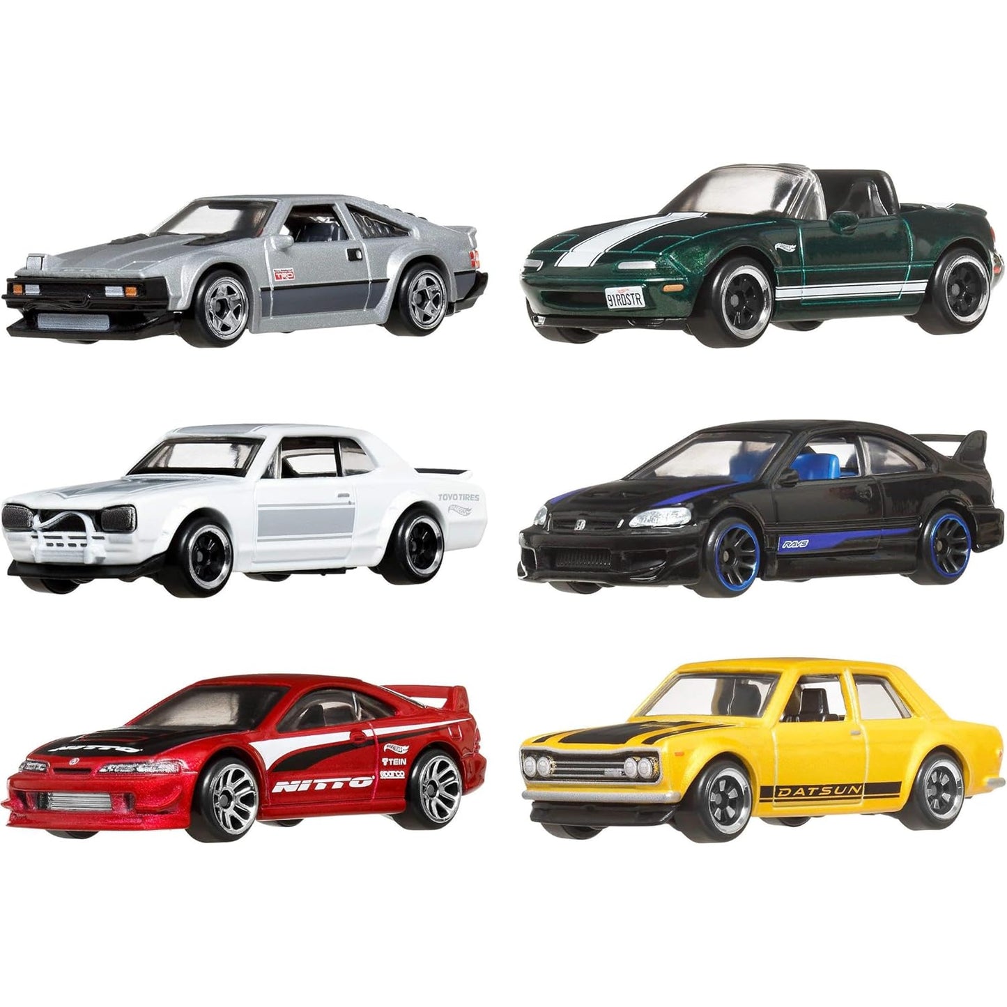 IMPORTED - HOT WHEELS - 6 PACK - SILVER SERIES
