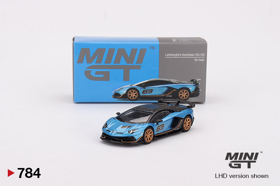 PRE-ORDER - #784 - Lamborghini Aventador SVJ 63 Blu Aegir