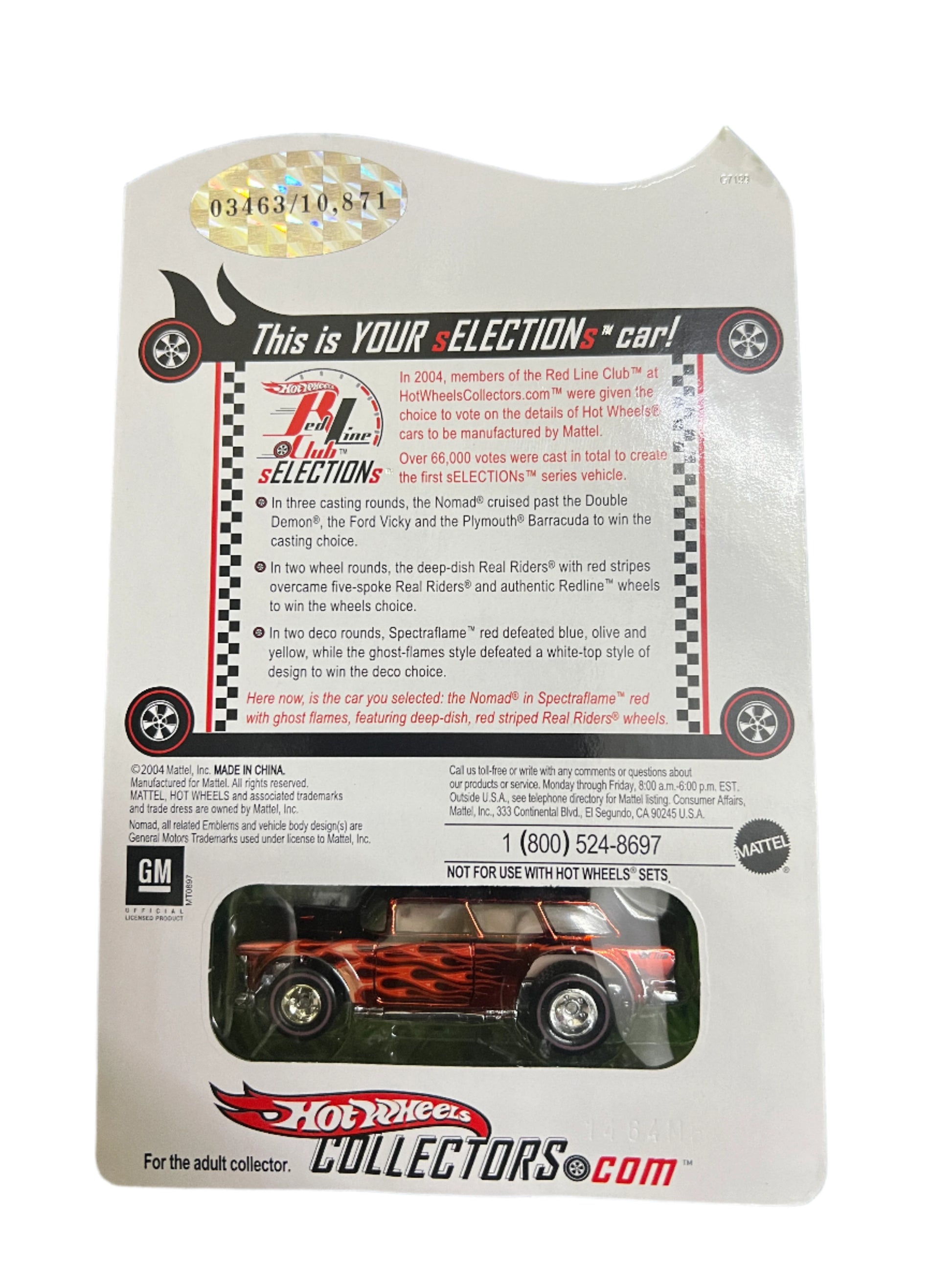 LIMITED EDITION NUMBERED RLC - CHEVY NOMAD - 3463/10871 - Its Fun- Hot wheels - matchbox - diecast