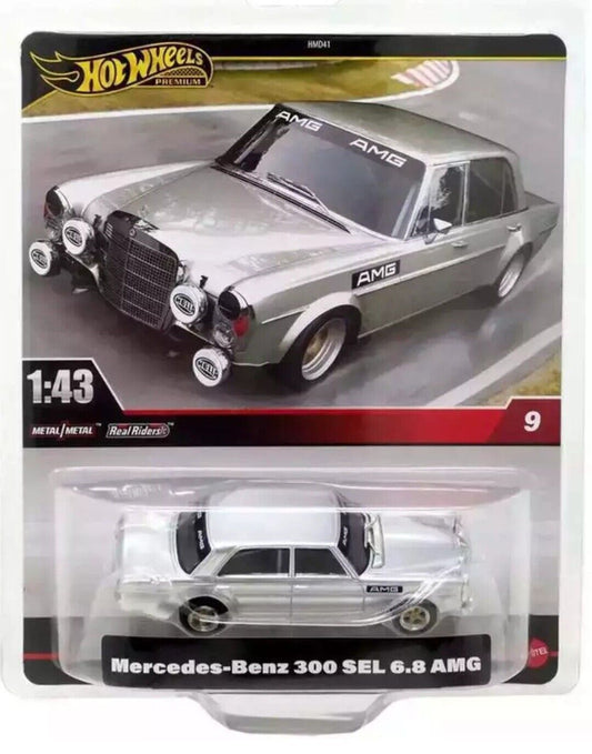 1:43 RATIO - MERCEDES BENZ 300 SEL 6.8 AMG (SILVER COLOR) - WITH PROTECTOR - IMPORTED - Its Fun- Hot wheels - matchbox - diecast