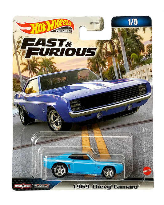 PREMIUM 1969 CHEVY CAMARO - 5C - Its Fun- Hot wheels - matchbox - diecast