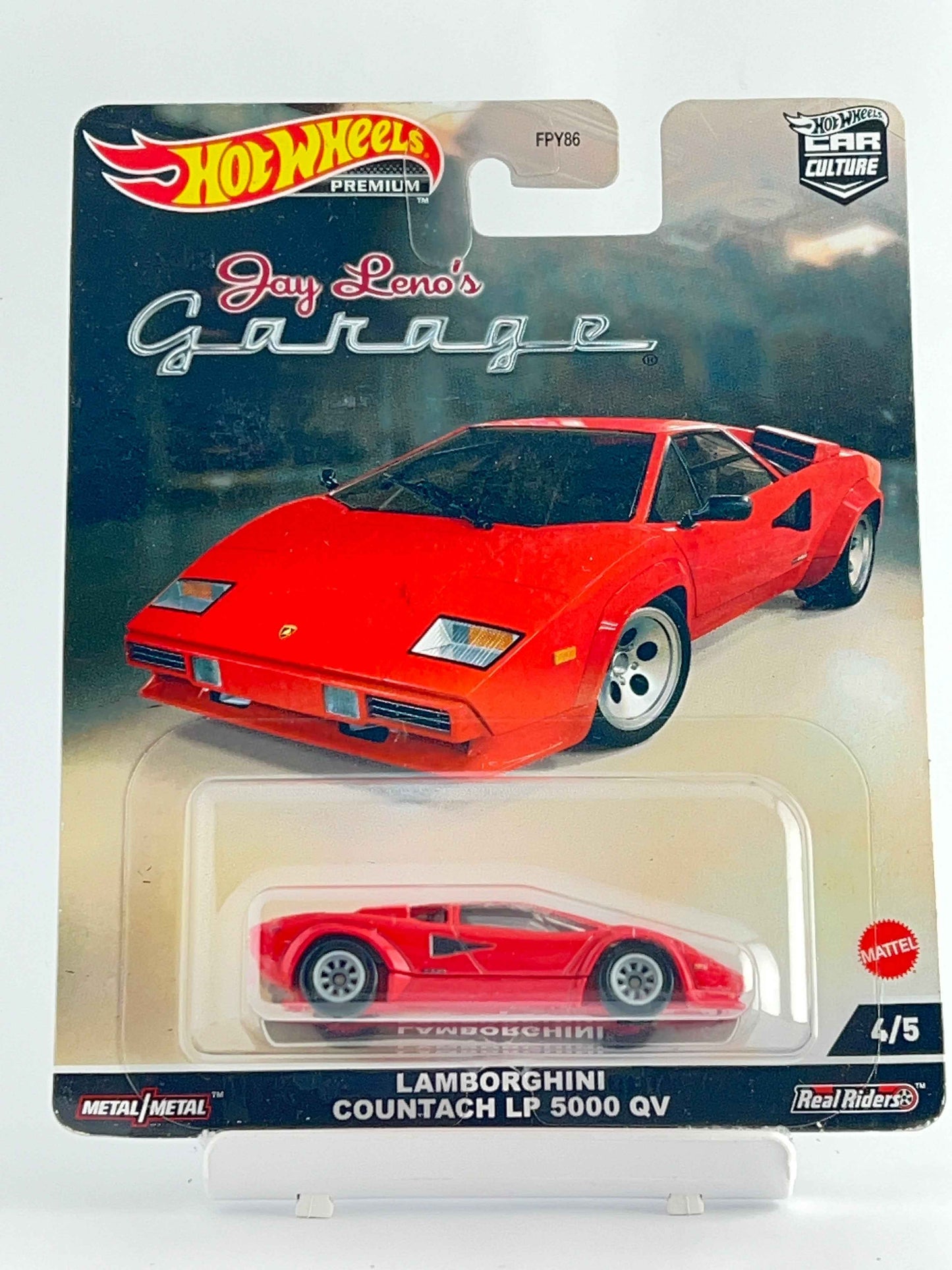 PREMIUM - JAY LENO'S GARAGE - LAMBORGHINI COUNTACH LP5000 QV -RED- 5A