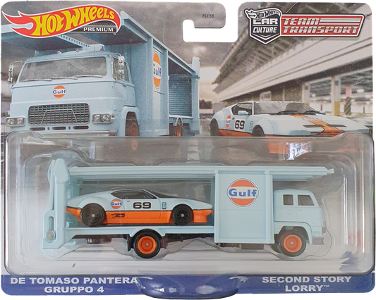 TEAM TRANSPORT - DE TOMASO PANTERA GROUPPO 4 / SECOND STORY LORRY - GULF