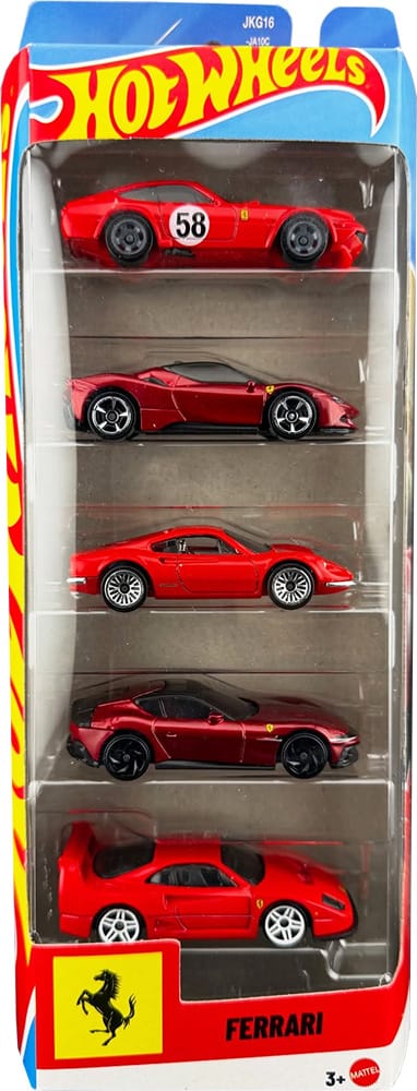 IMPORTED - HOT WHEELS -  FERRARI 5 PACK 2026