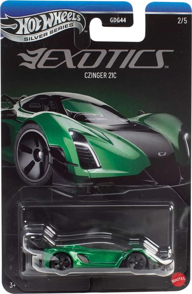 HOT WHEELS - EXOTICS - SILVER SERIES SET - LAFERRARI / LAMBORGHINI VENENO / CZINGER / MCLAREN ELVA / PAGANI UTOPIA