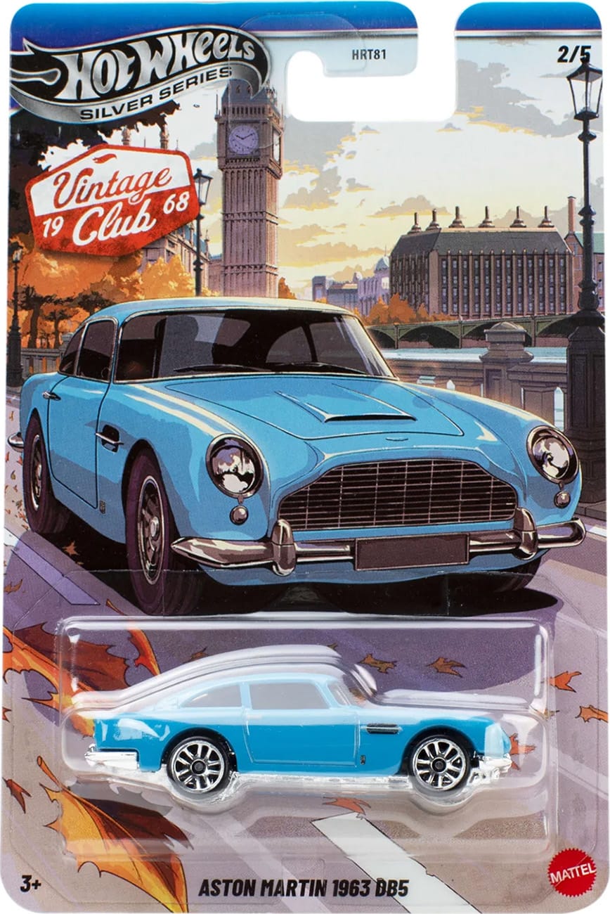 HOT WHEELS - 1968 VINTAGE CLUB - ASTON MARTIN 1963 DB5 - 4B