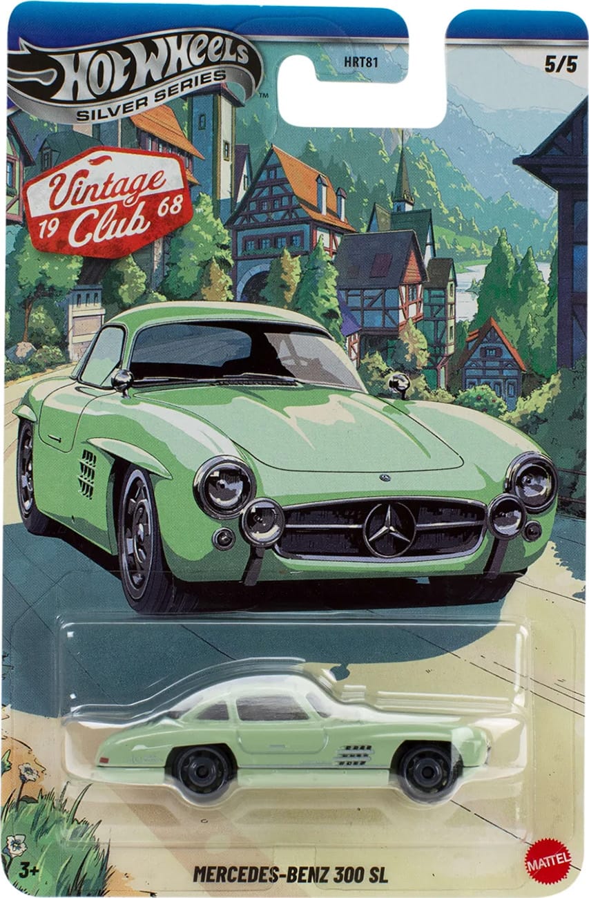 HOT WHEELS - 1968 VINTAGE CLUB - MERCEDES BENZ 300 SL - 4B