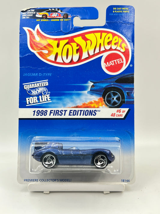 FULL METAL - CREASED - HOT WHEELS - JAGUAR D-TYPE - 4E