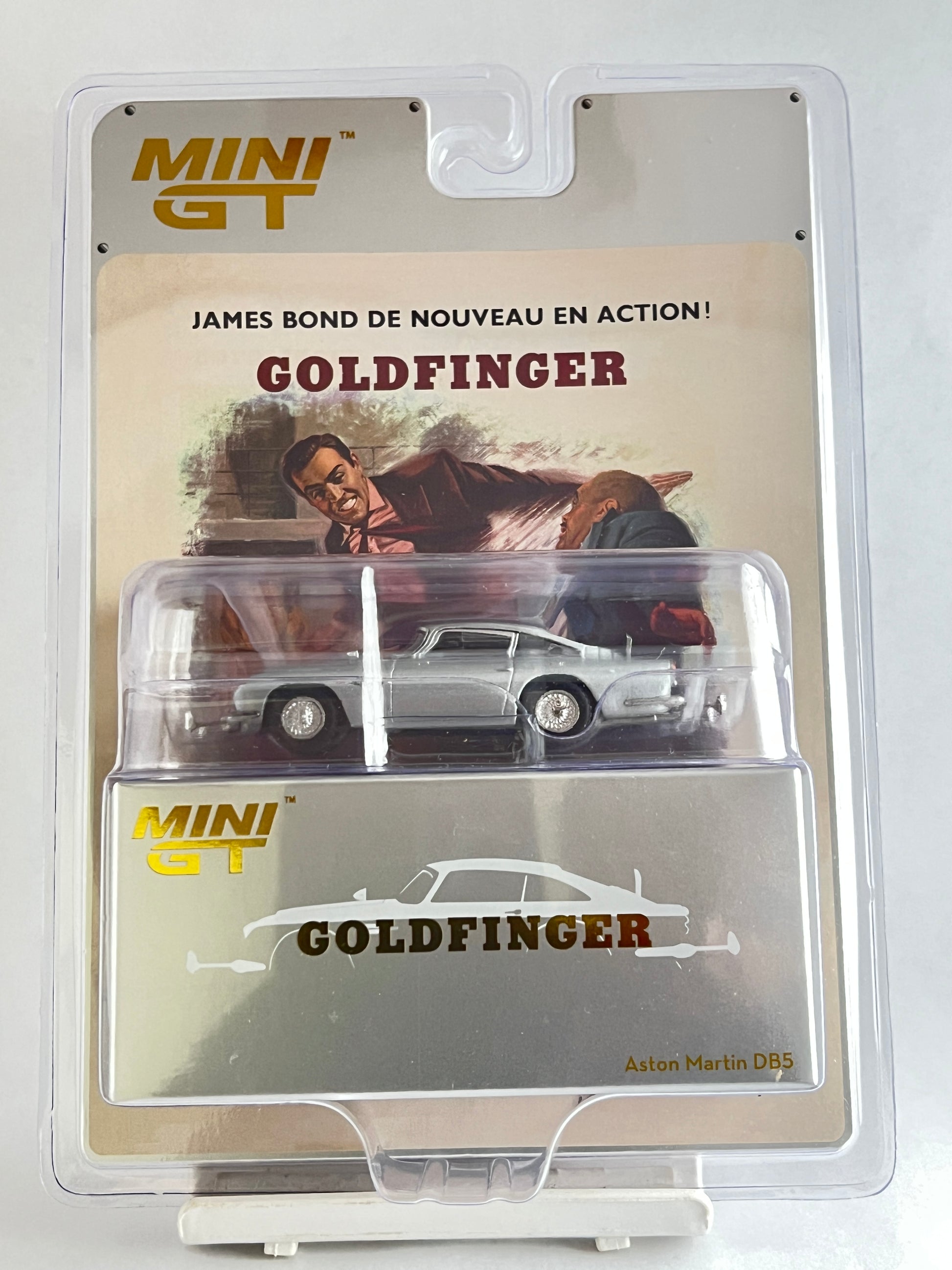 MINI GT - GOLDFINGER - ASTON MARTIN DB5 - C - Its Fun- Hot wheels - matchbox - diecast
