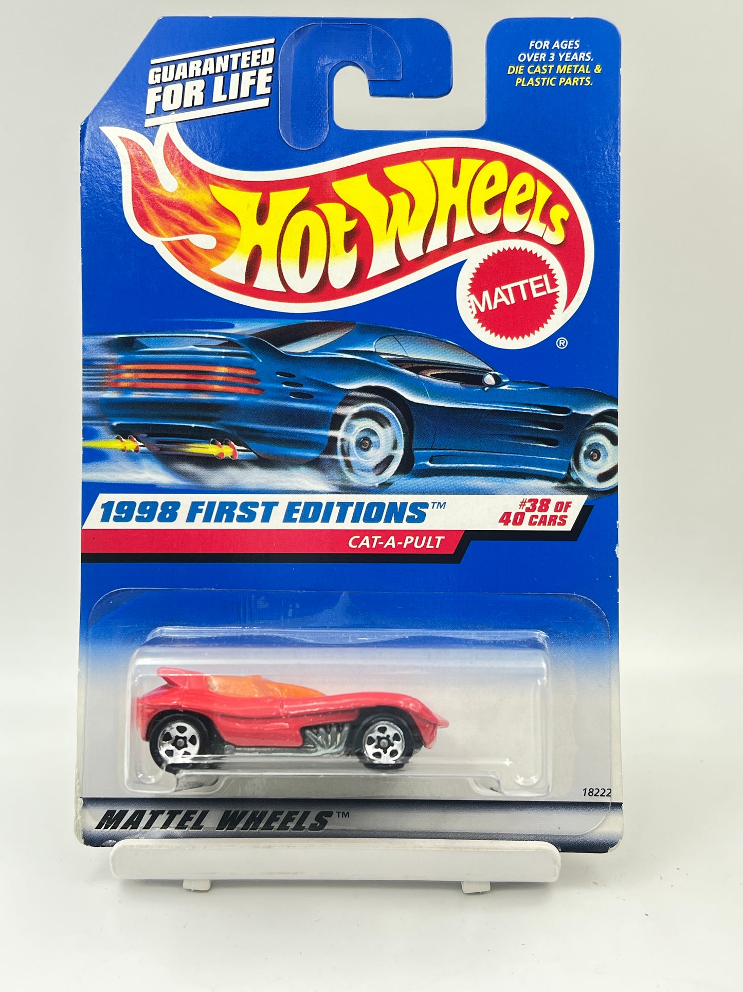FULL METAL - HOT WHEELS -  CAT-A-PULT - RED - 9B