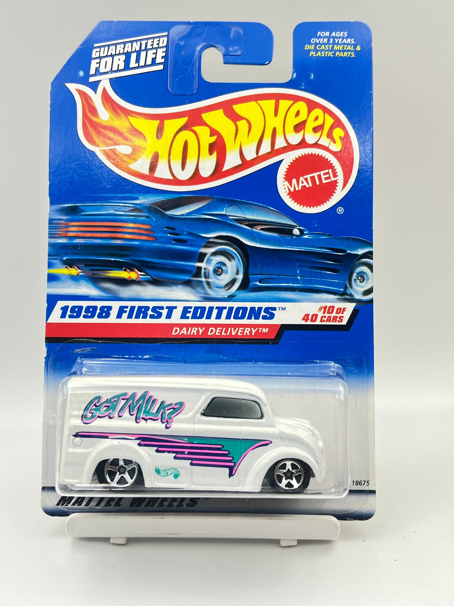 HOT WHEELS - BLISTER CRACK - DAIRY DELVERY - 4E