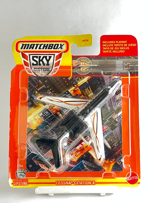MATCHBOX SKY BUSTERS - CESSNA CITATION X WITH PLAYMAT