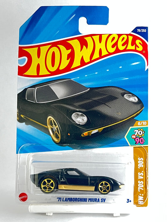 2025 MAINLINE - 71 LAMBORGHINI MIURA SV -1A - Its Fun- Hot wheels - matchbox - diecast
