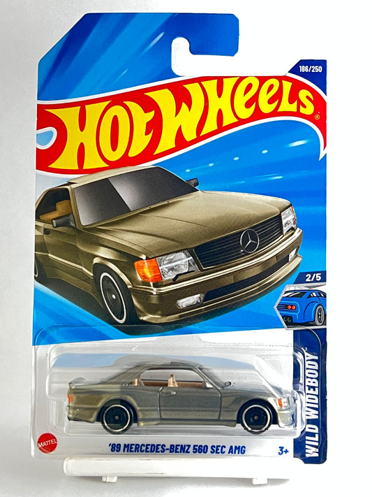 2025 MAINLINE - 89 MERCEDES BENZ 560 SEC AMG - 1A - Its Fun- Hot wheels - matchbox - diecast