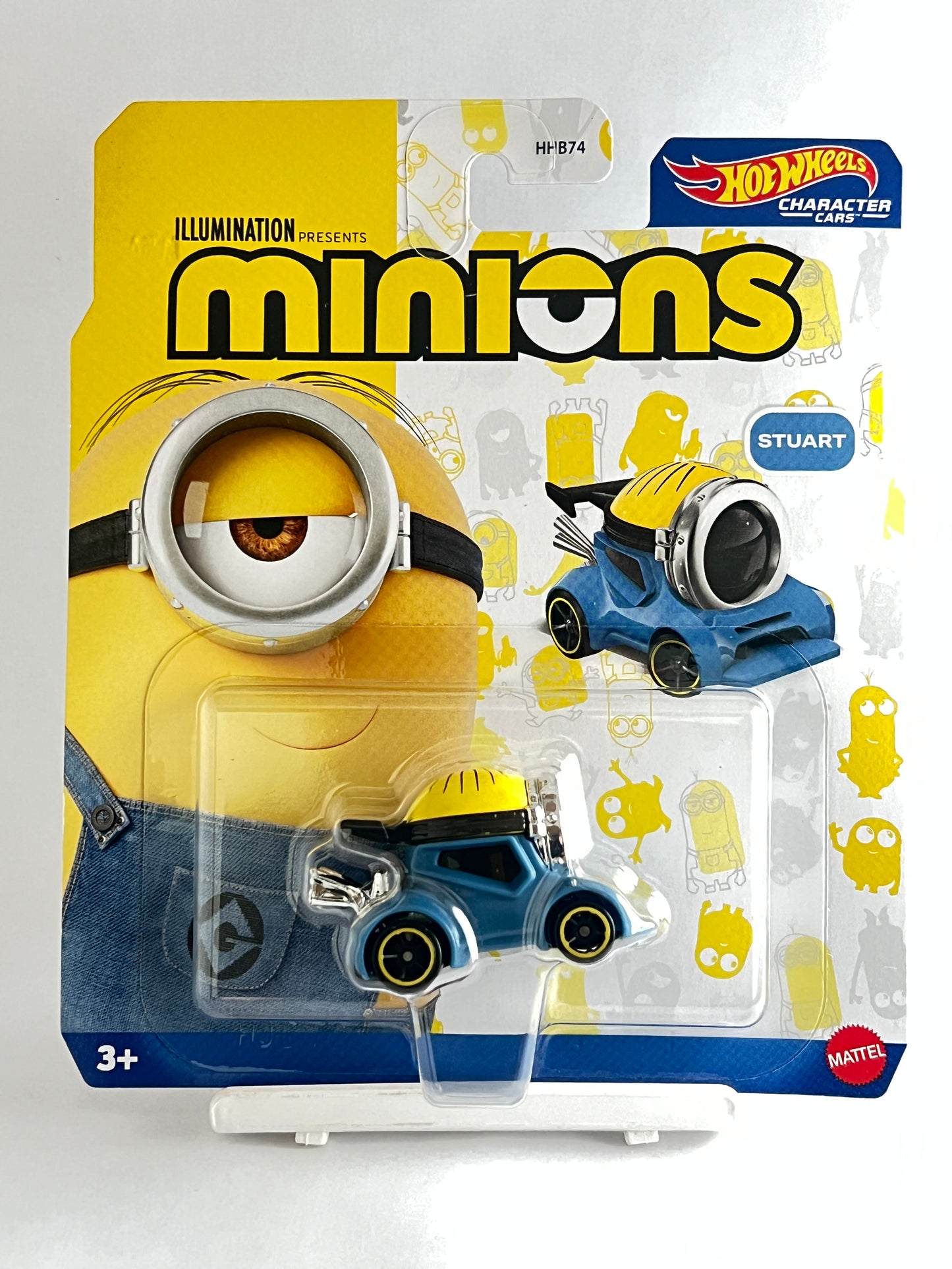 HOTWHEELS CHARACTER CARS - MINIONS - STUART
