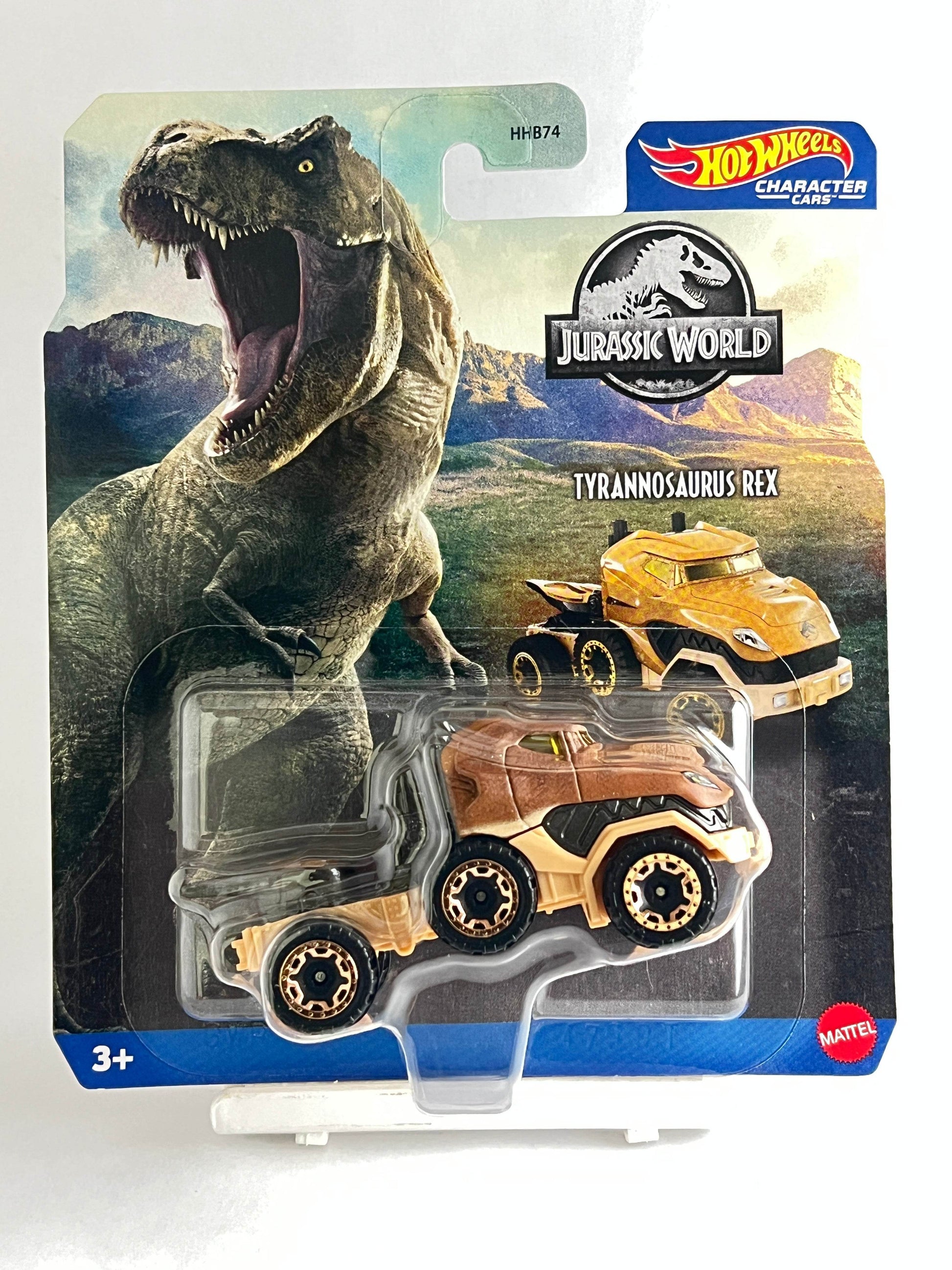 HOTWHEELS CHARACTER CARS - JURASSIC WORLD - TYRANNOSAURUS REX - Its Fun