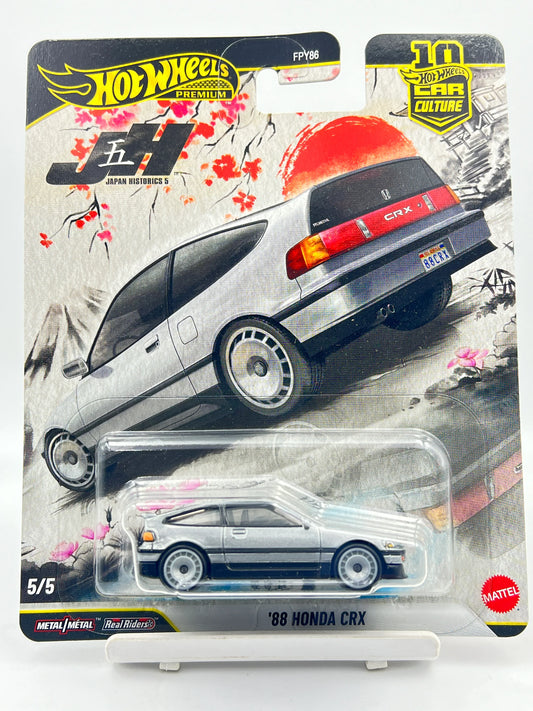 HOT WHEELS - PREMIUM - JAPAN HISTORICS 5 - 88 HONDA CRX - 5A - Its Fun