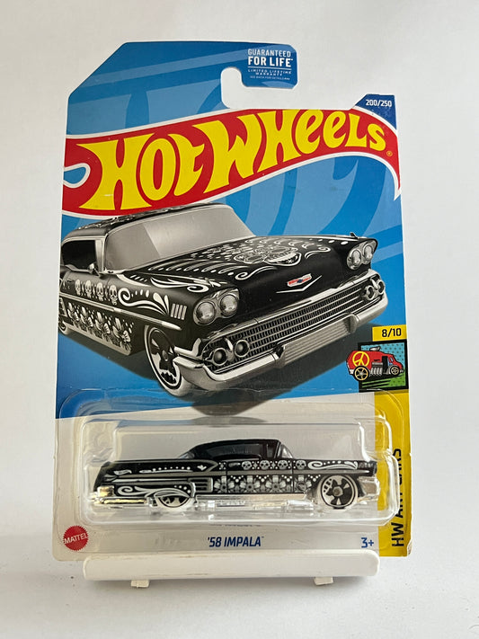 TREASURE HUNT - 58 IMPALA - OLD VERSION - Its Fun- Hot wheels - matchbox - diecast