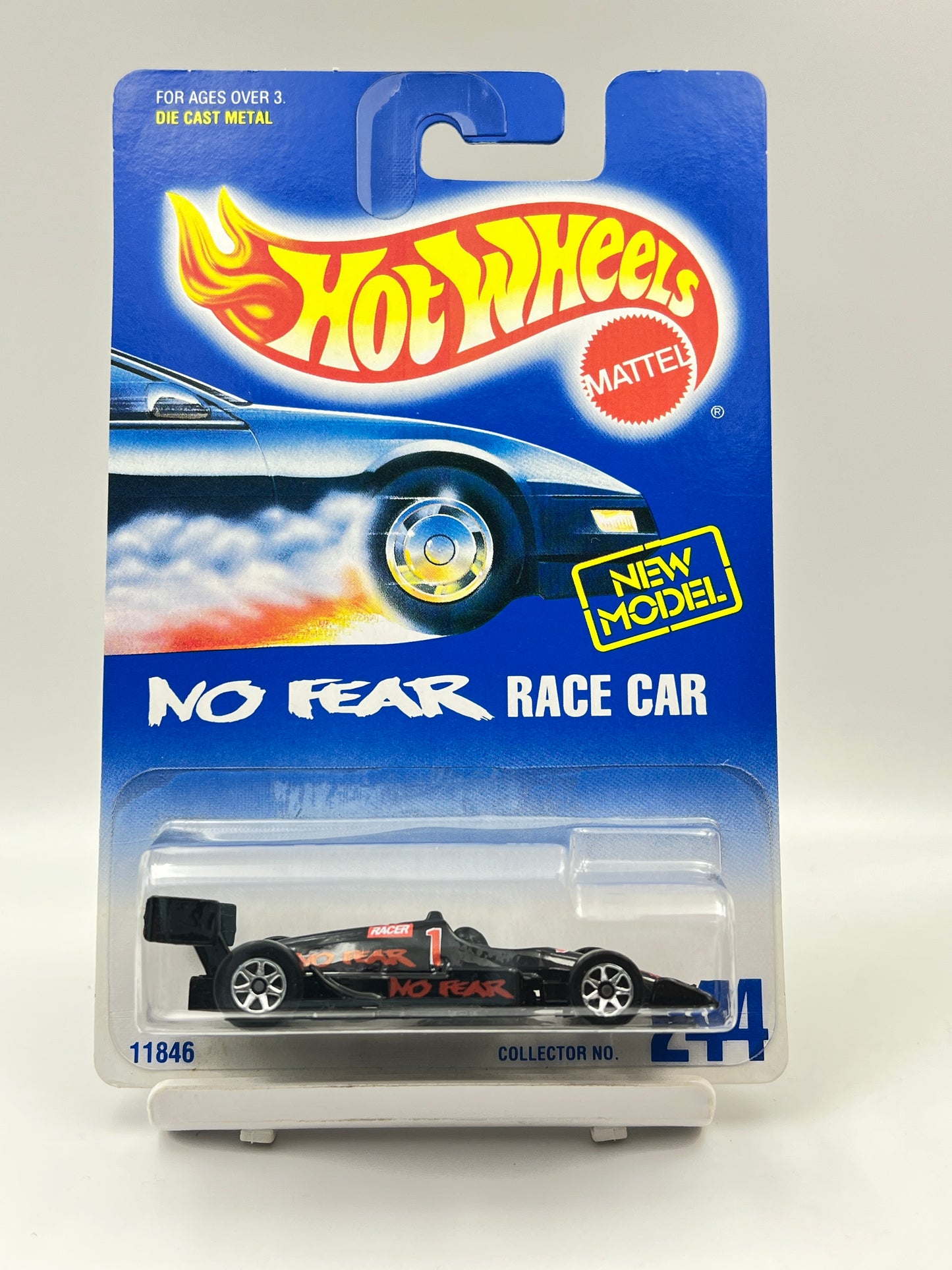FULL METAL - HOT WHEELS -  NO FEAR RACE CAR - RARE - 4A