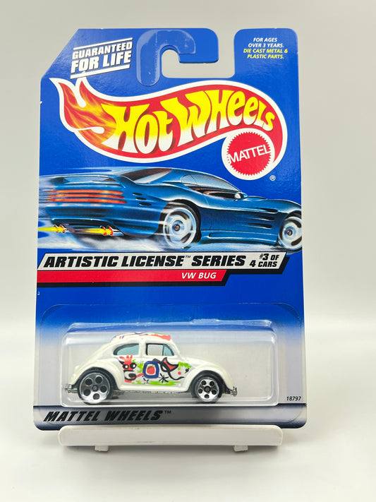 HOT WHEELS - VW BUG - WHITE - 4A