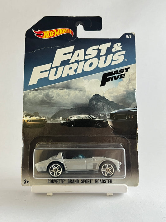 CREASED CARD - FAST AND FURIOUS - CORVETTE GRAND SPORT ROADSTER - 1B - Its Fun- Hot wheels - matchbox - diecast