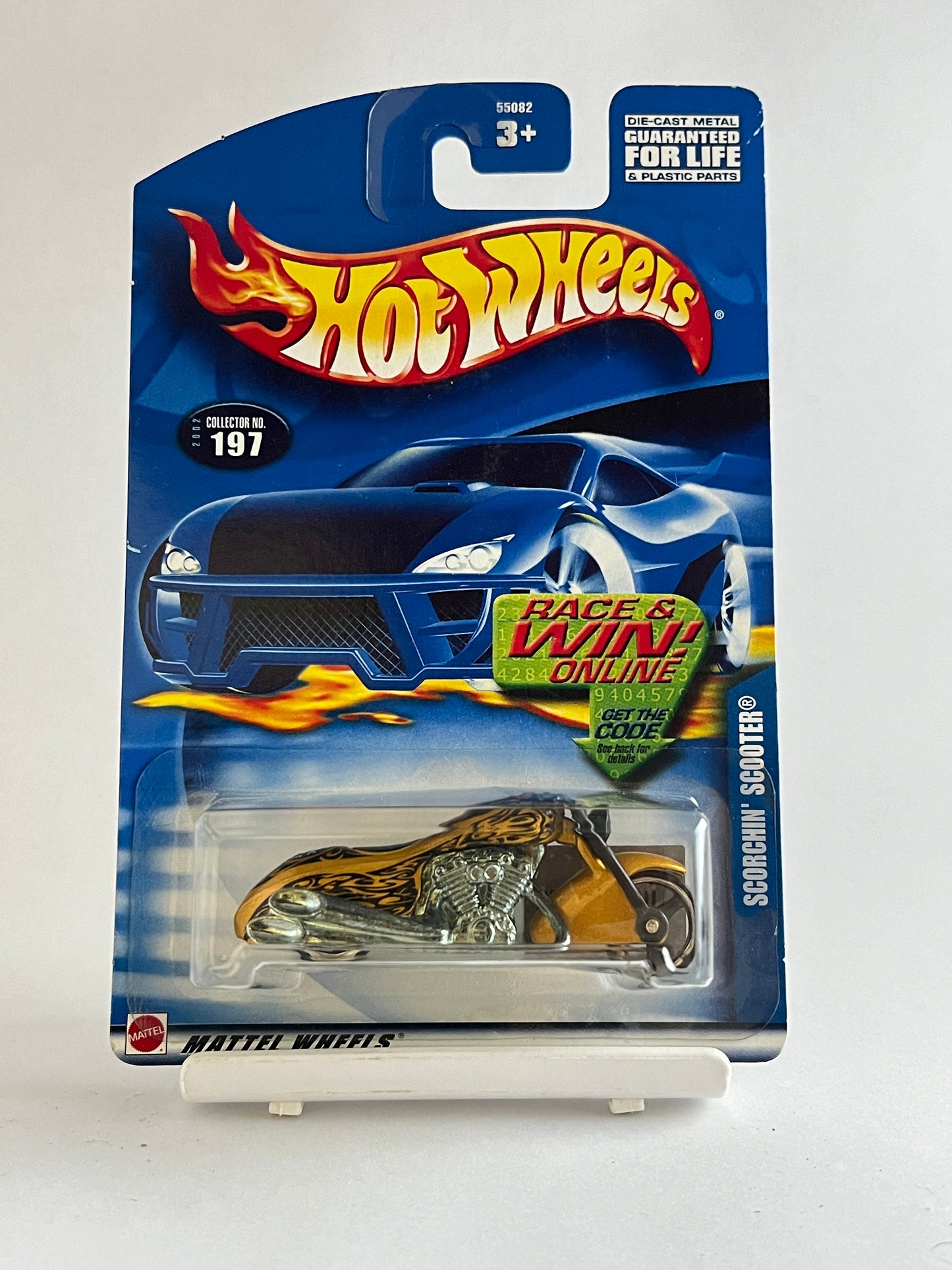 SCORCHIN SCOOTER - GOLD - 1B - Its Fun- Hot wheels - matchbox - diecast