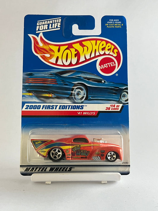 2000 FIRST EDITIONS - 41 WILLYS - 1B - Its Fun- Hot wheels - matchbox - diecast
