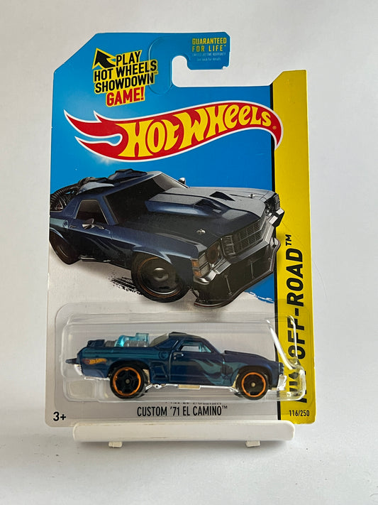 TREASURE HUNT - CUSTOM 71 EL CAMINO - Its Fun- Hot wheels - matchbox - diecast
