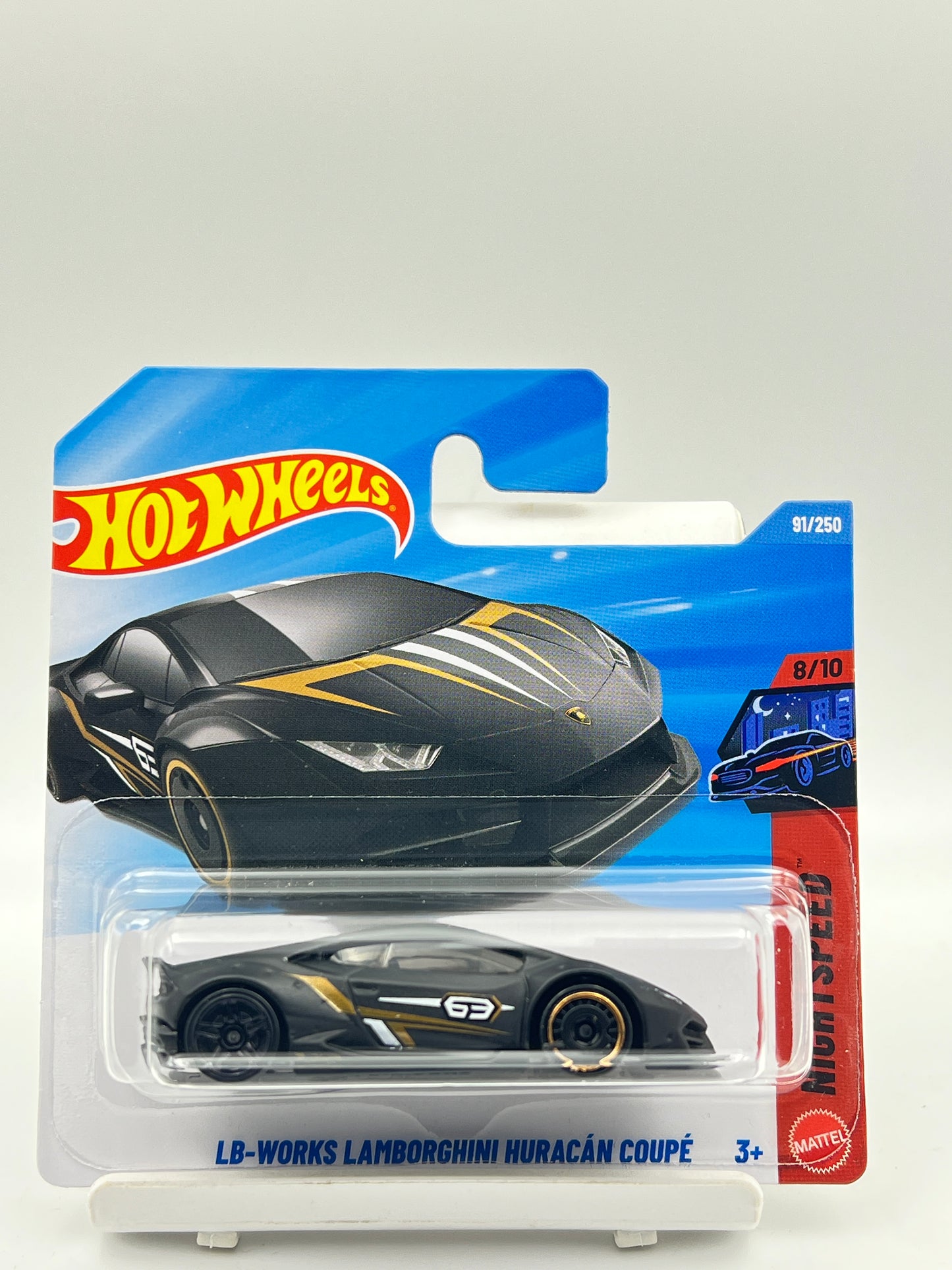 HOT WHEELS - LB-WORKS LAMBORGHINI HURACAN COUPE - MATTE BLACK - 1C