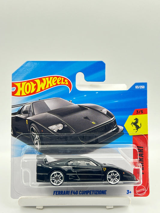 HOT WHEELS - FERRARI F40 COMPETIZIONE - BLACK - 2A