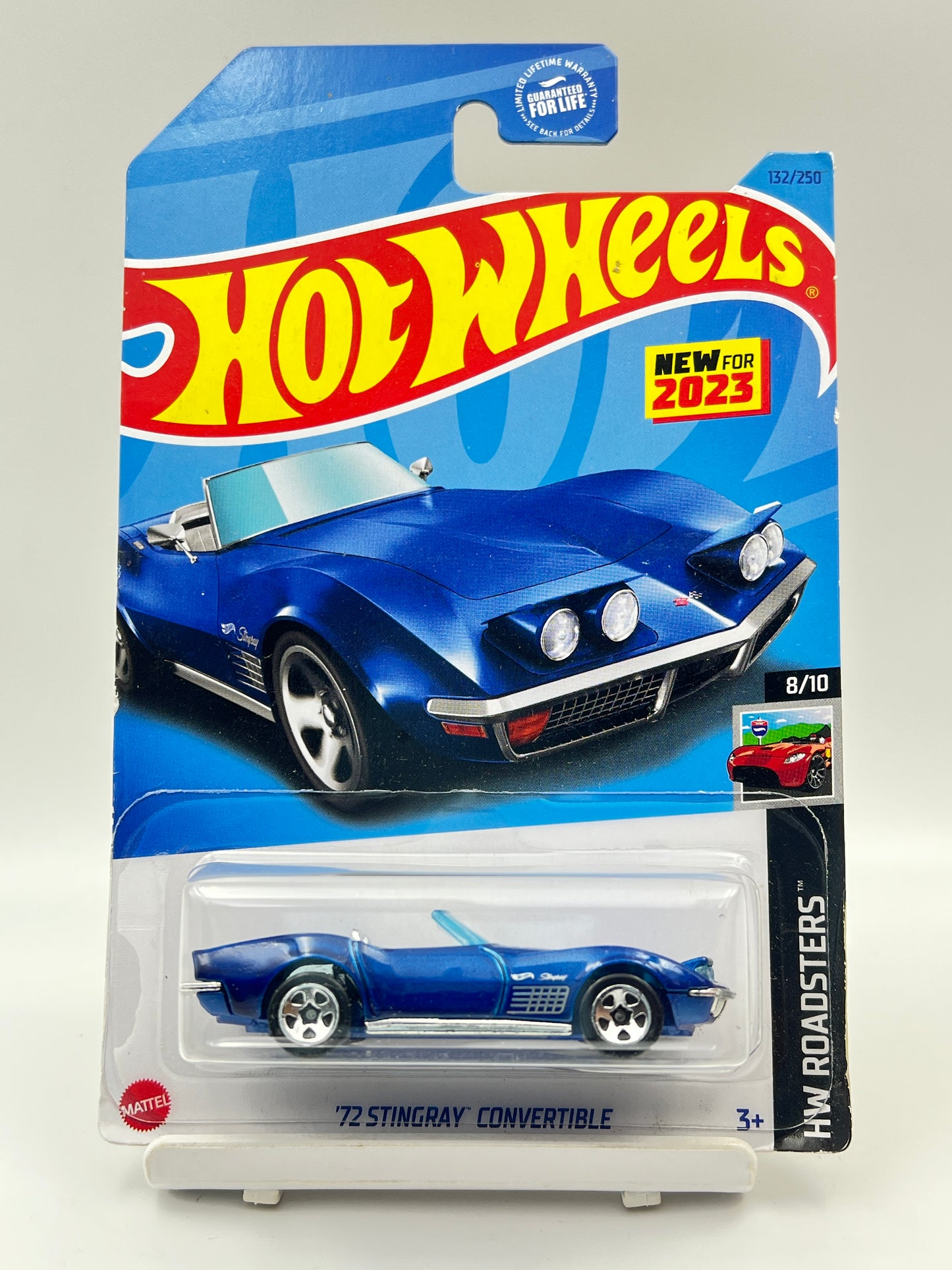IMPORTED - HOT WHEELS -  72 STINGRAY CONVERTIBLE - BLUE - 9B