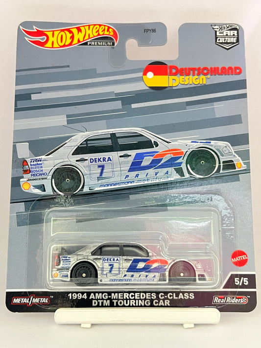 PREMIUM - DEUTSCHLAND DESIGN - 1994 AMG MERCEDES C-CLASS DTM TOURING CAR - 5A - Its Fun- Hot wheels - matchbox - diecast