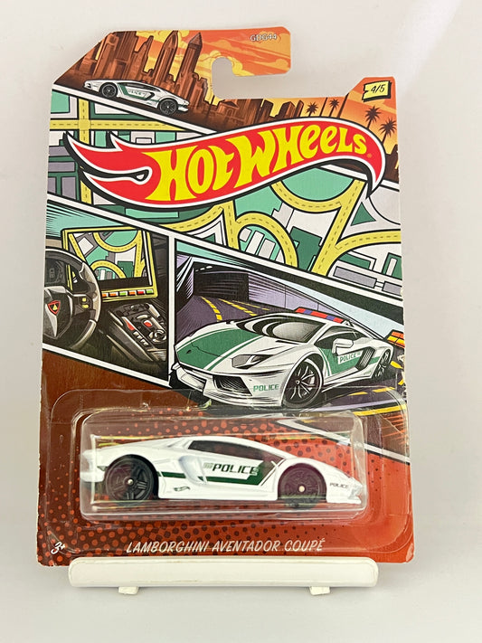 BLISTER AND CARD DAMAGED - LAMBORGHINI AVENTADOR COUPE - 3D - Its Fun- Hot wheels - matchbox - diecast