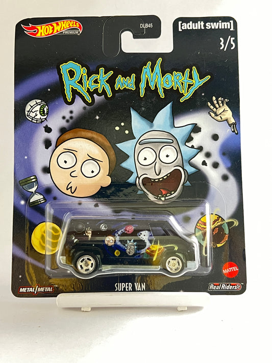 PREMIUM - RICK AND MORTY - SUPER VAN - 5C - Its Fun- Hot wheels - matchbox - diecast